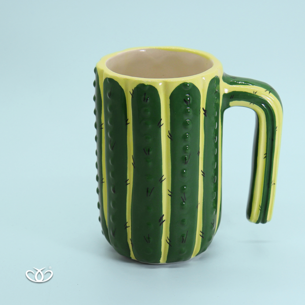 TAZA TARRO CACTUS VERDE LIMÓN 500ml