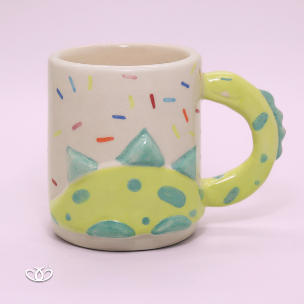 TAZA DINO VERDE 380 ml