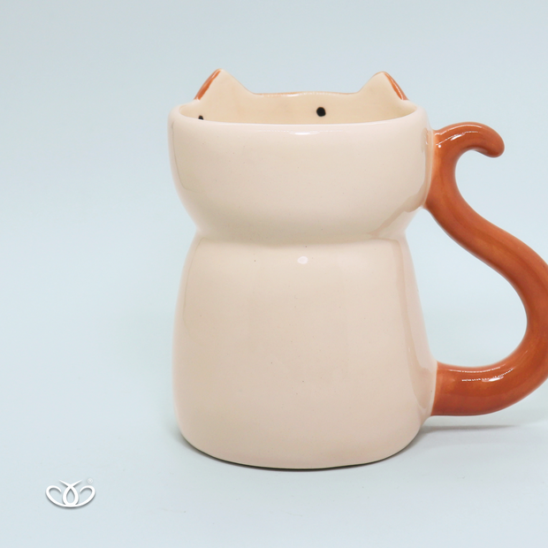 TAZA TARRO GATO MANCHAS CAFÉ 500 ml