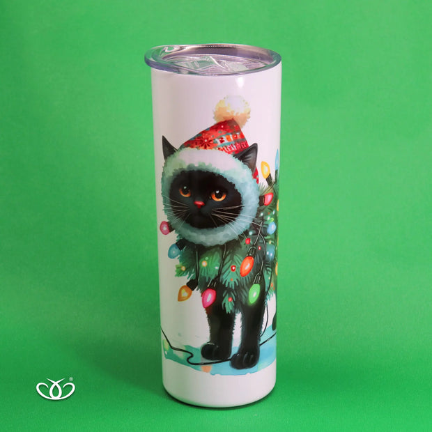 TERMO GATO TRAJE ARBOL DE NAVIDAD 600 ml