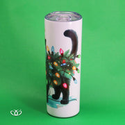 TERMO GATO TRAJE ARBOL DE NAVIDAD 600 ml