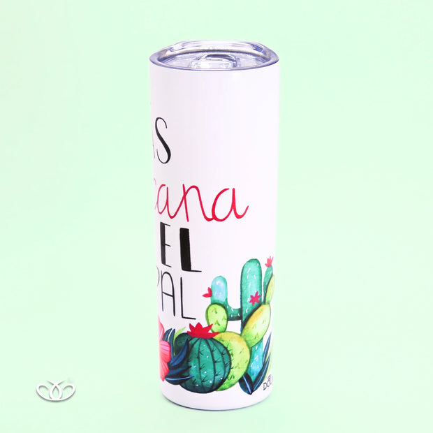 TERMO MÁS MEXICANA QUE EL NOPAL 600 ML