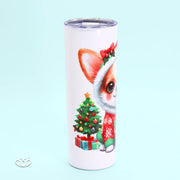 TERMO PERRO CHIHUAHUA NAVIDEÑO 600 ml