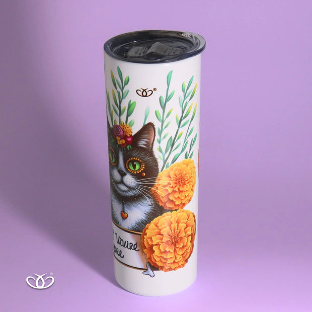 TERMO RECUÉRDAME Y VIVIRÉ GATO & PERRO 600 ml