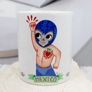 Doux tazas LUCHADOR DE MEXICO