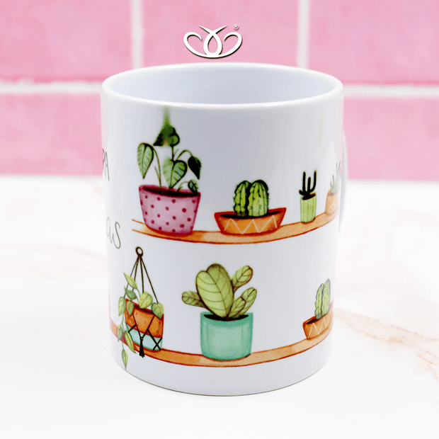 Doux tazas TAZA SUBLIMADA SEÑORA DE LAS PLANTAS