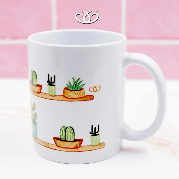 Doux tazas TAZA SUBLIMADA SEÑORA DE LAS PLANTAS