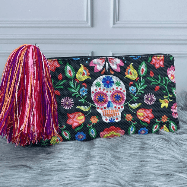 douxmodayhogar Casual Cosmetiquera Día de Muertos