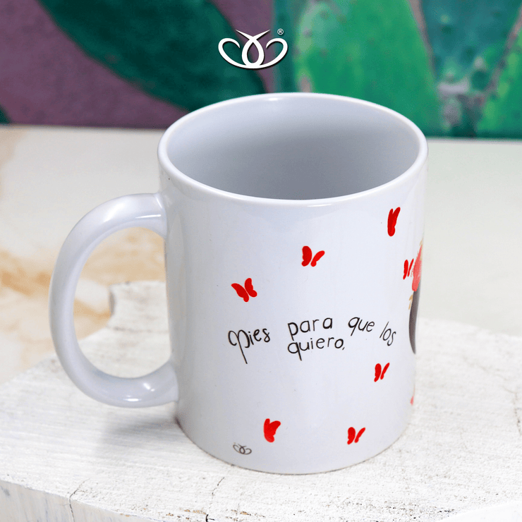 douxmodayhogar douxmodayhogar TAZA SUBLIMADA FRIDA FRASE