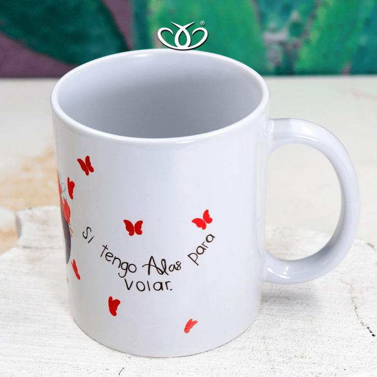 douxmodayhogar douxmodayhogar TAZA SUBLIMADA FRIDA FRASE