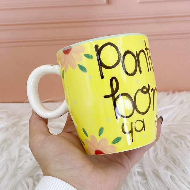 douxmodayhogar Artesanos TAZA PONTE FELIZ