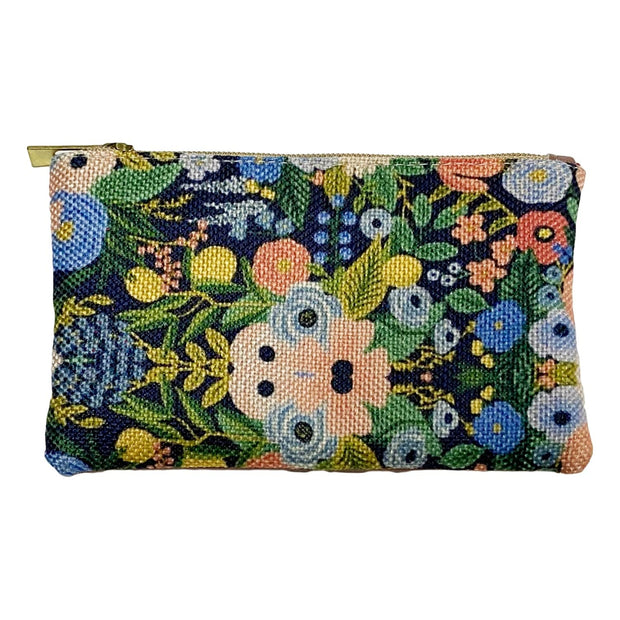 douxmodayhogar Casual Monedero Flor Azul