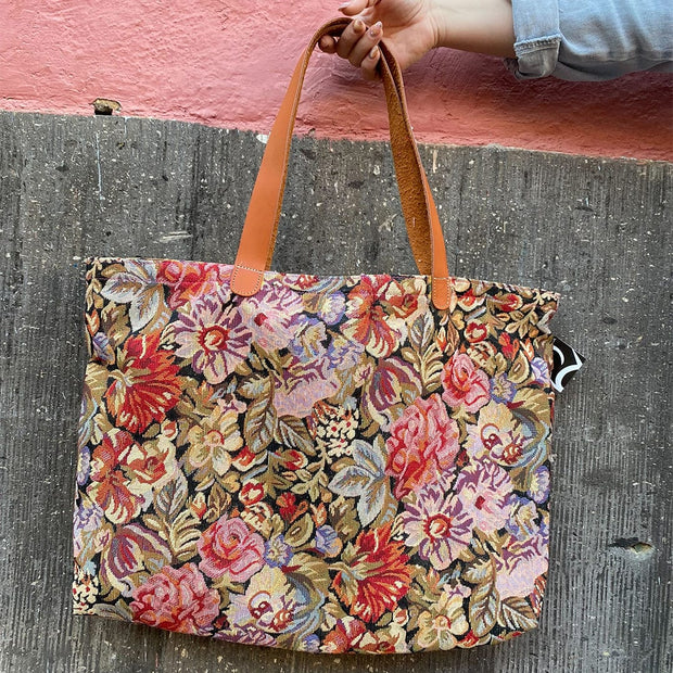 douxmodayhogar Casual Rosas Bolso Maxi Playa