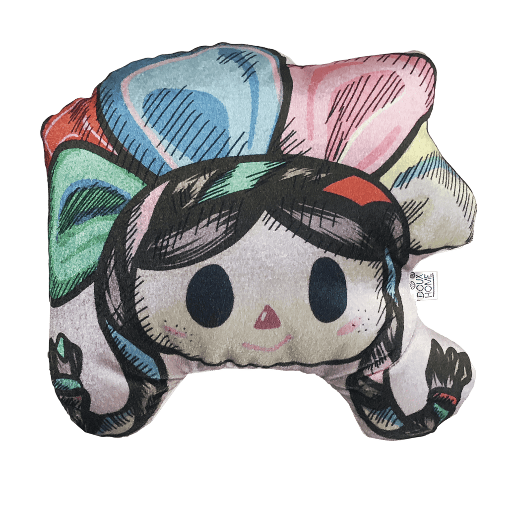 Muñeca mazahua top para colorear