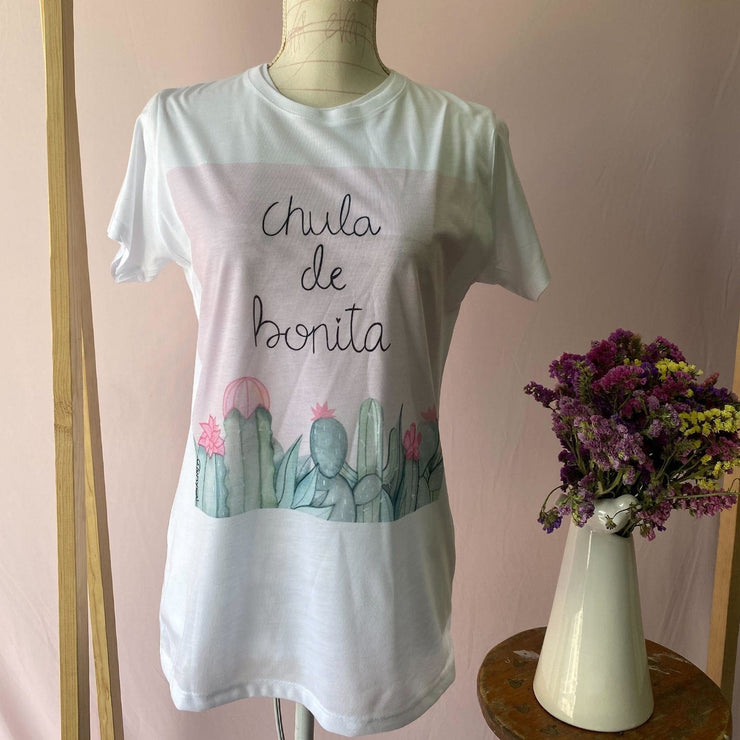 douxmodayhogar Playera Chula de Bonita